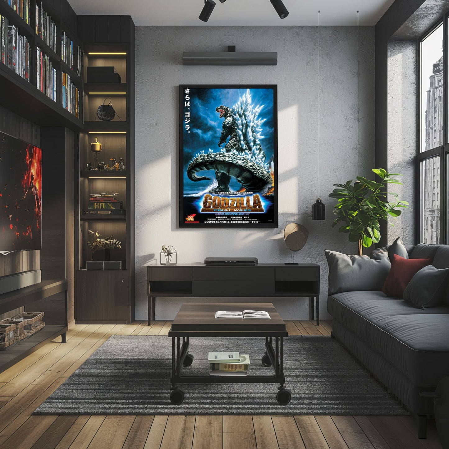 "Godzilla: Final Wars" (2004) Framed Movie Poster