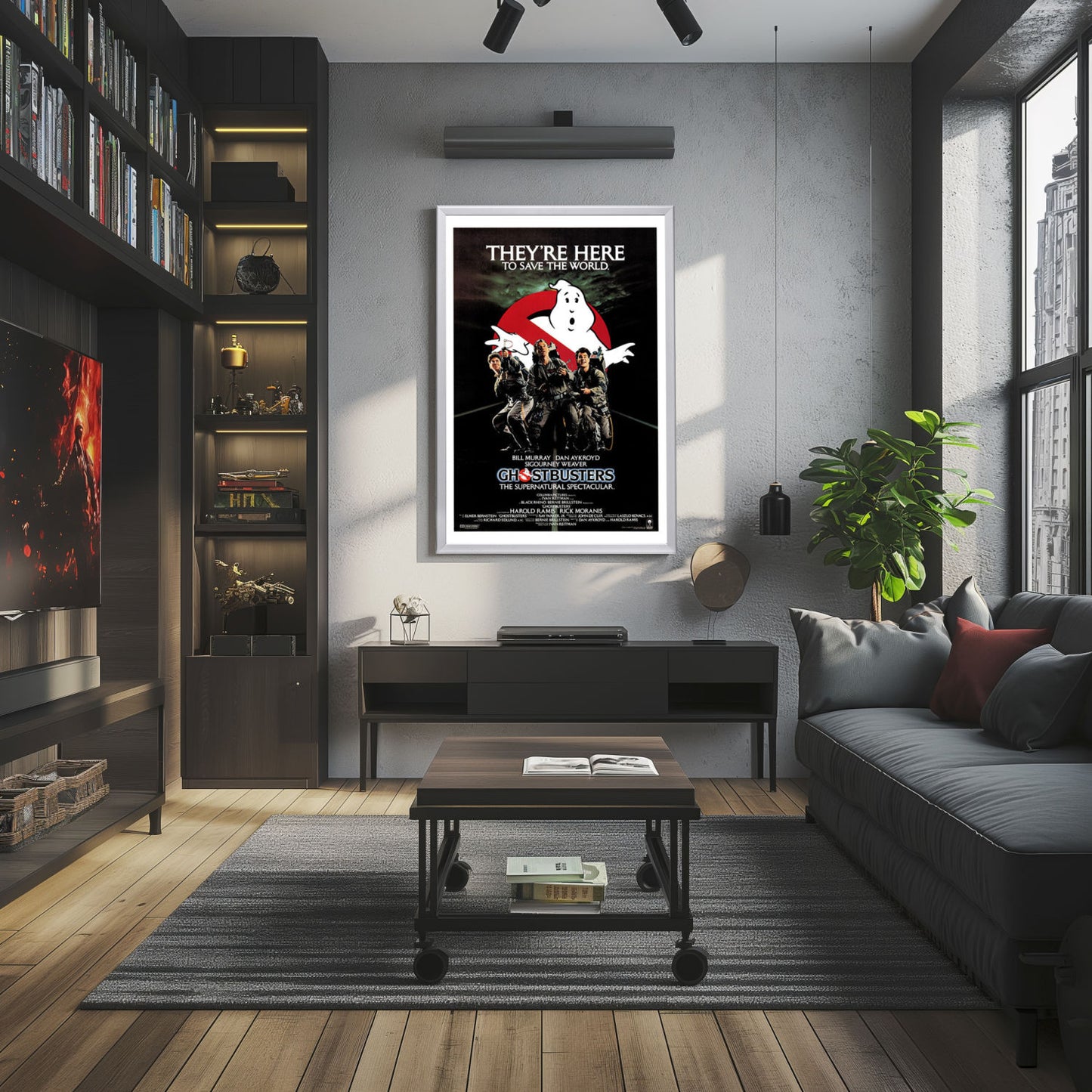 "Ghostbusters" (1984) Framed Movie Poster