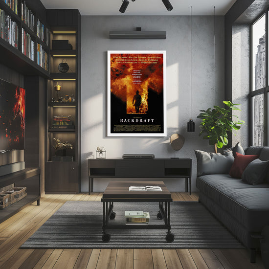 "Backdraft" (1991) Framed Movie Poster