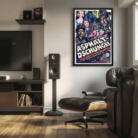 "Asphalt Jungle" (1950) Framed Movie Poster