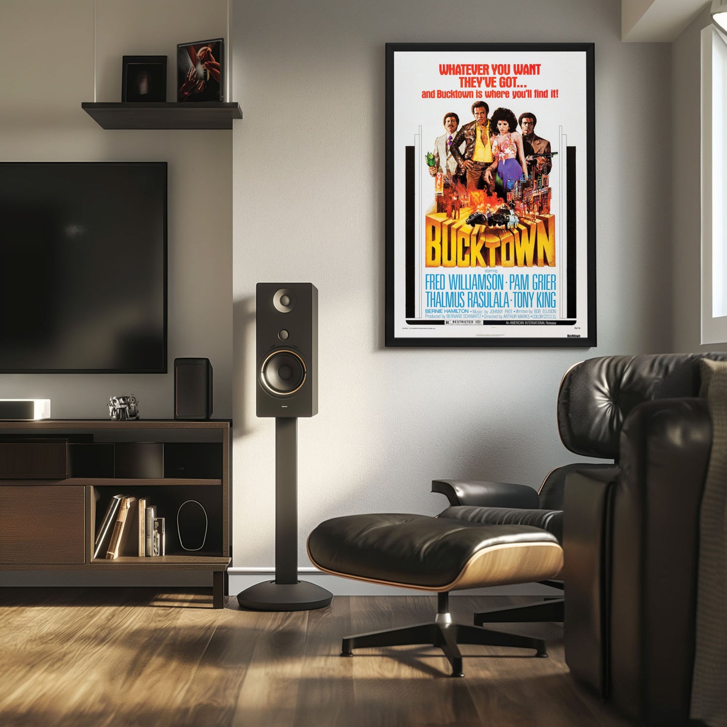 "Bucktown" (1975) Framed Movie Poster