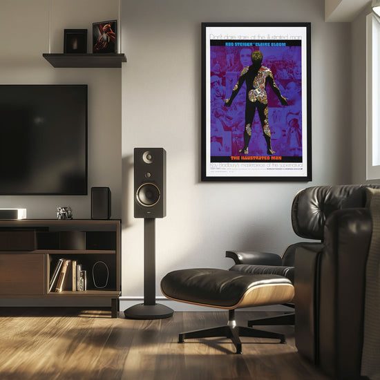 "Illustrated Man" (1969) Framed Movie Poster