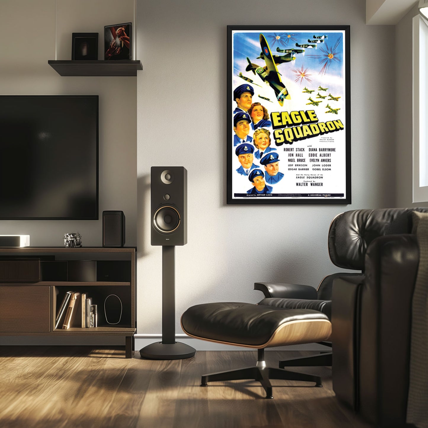 "Eagle Squadron" (1942) Framed Movie Poster