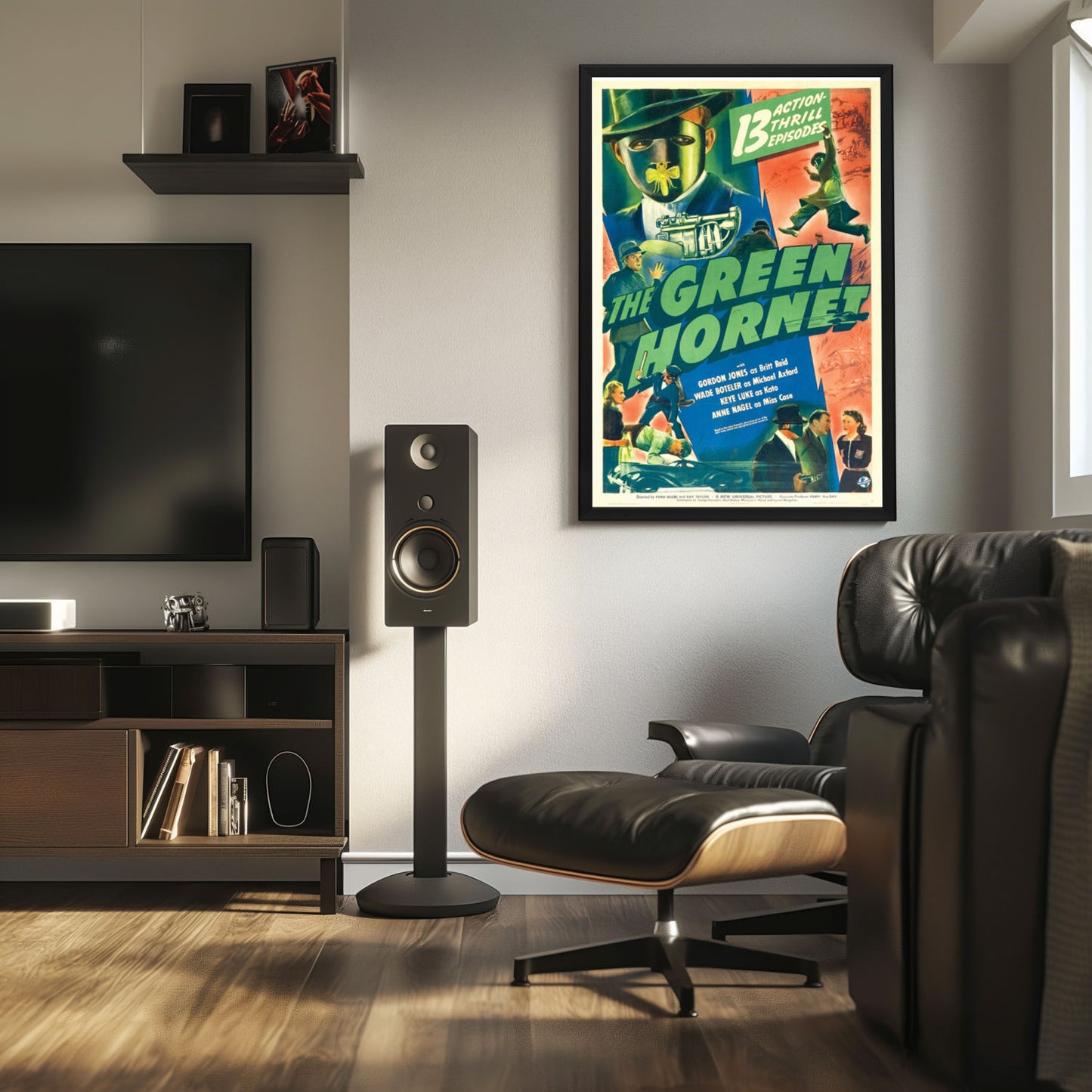 "Green Hornet" (1940) Framed Movie Poster