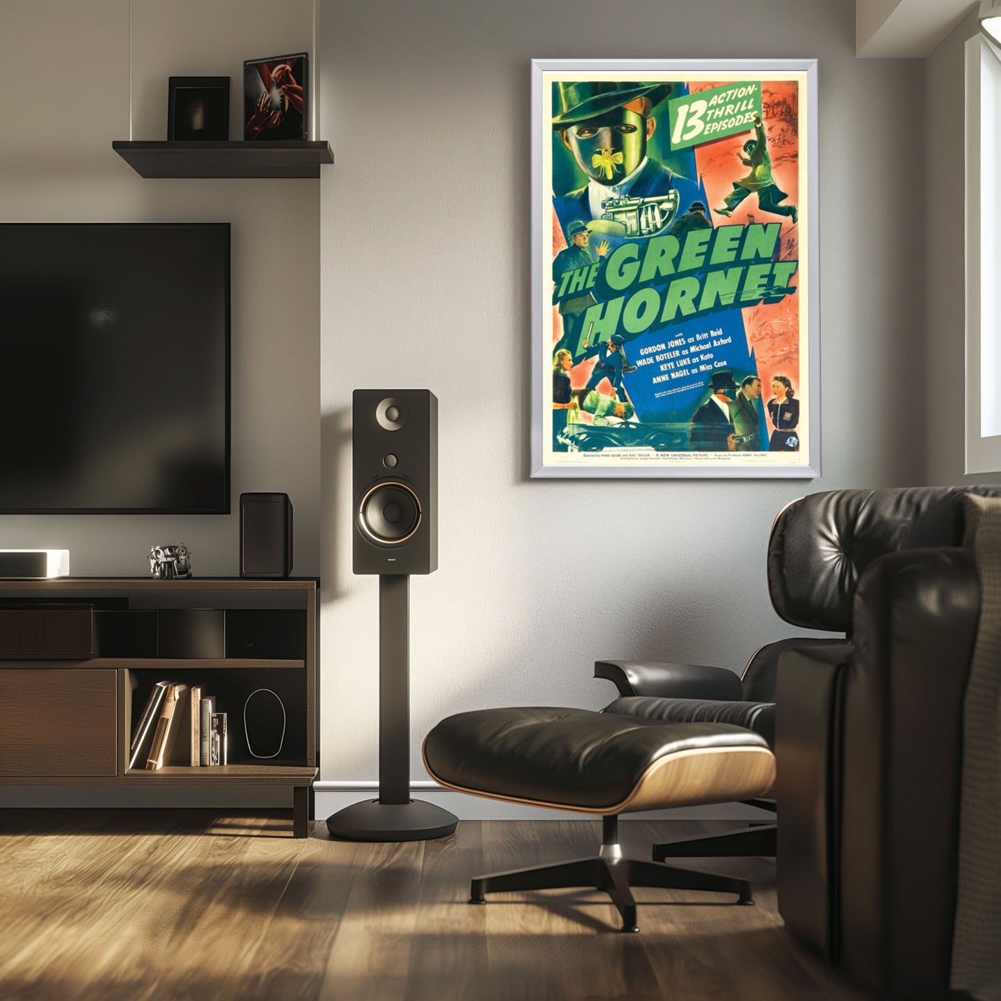 "Green Hornet" (1940) Framed Movie Poster