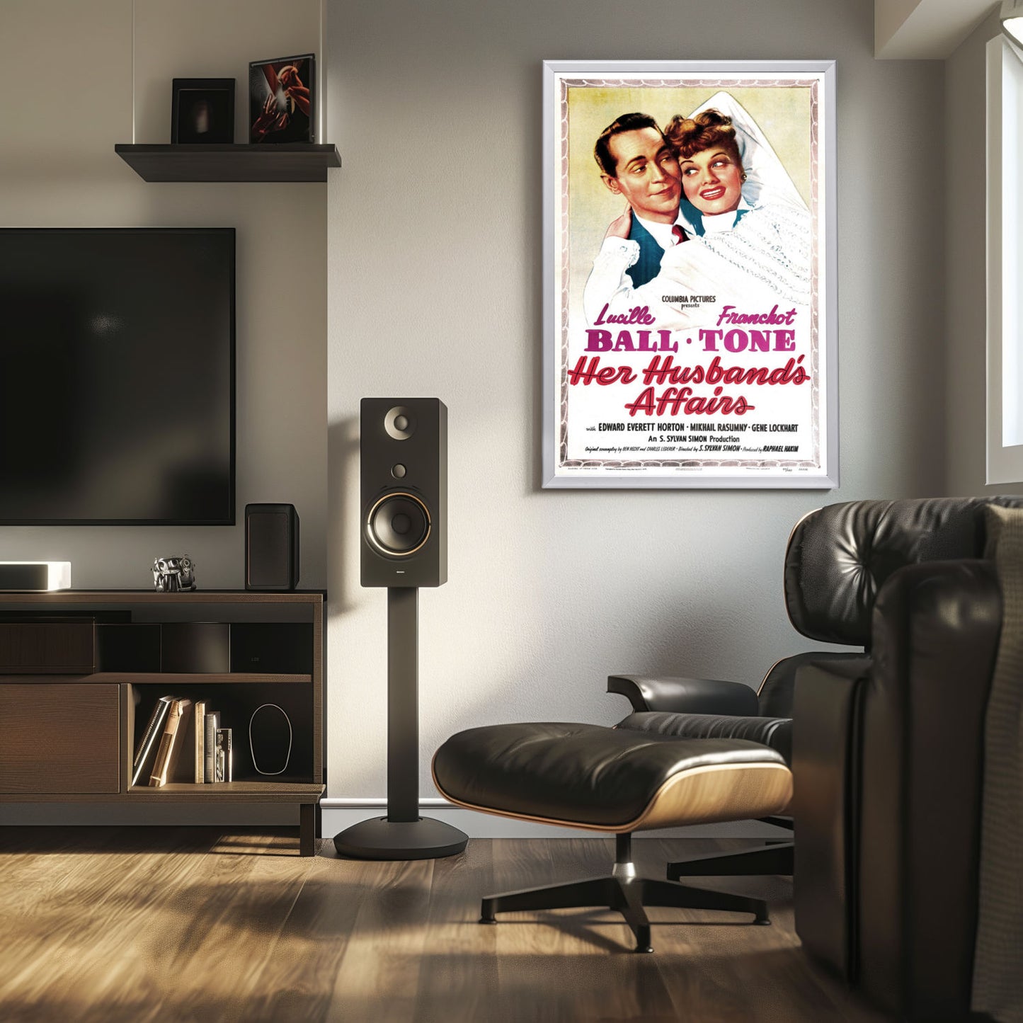 "Her Husband's Affairs" (1947) Framed Movie Poster