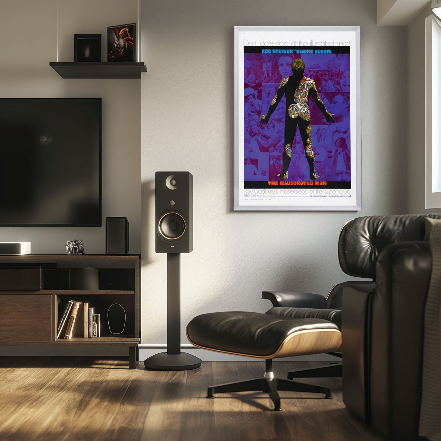 "Illustrated Man" (1969) Framed Movie Poster