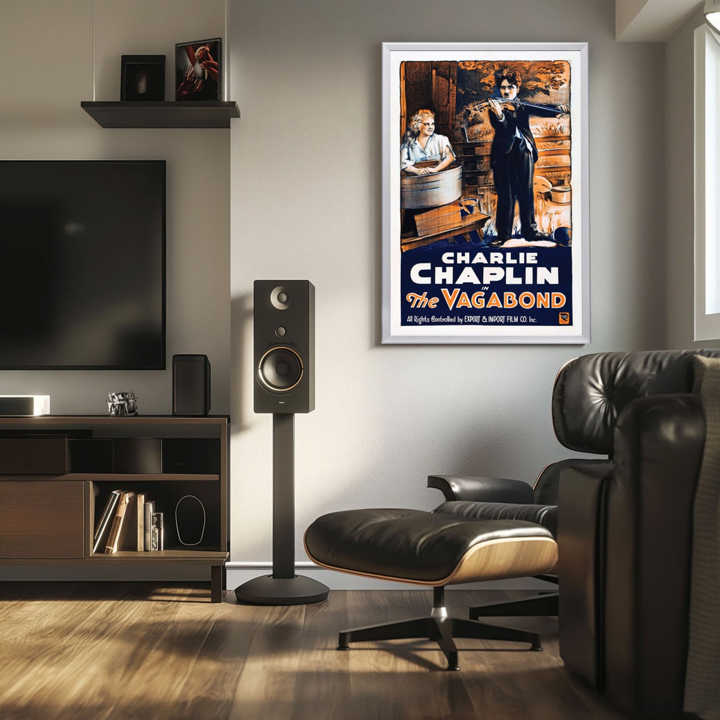 "Vagabond" (1916) Framed Movie Poster