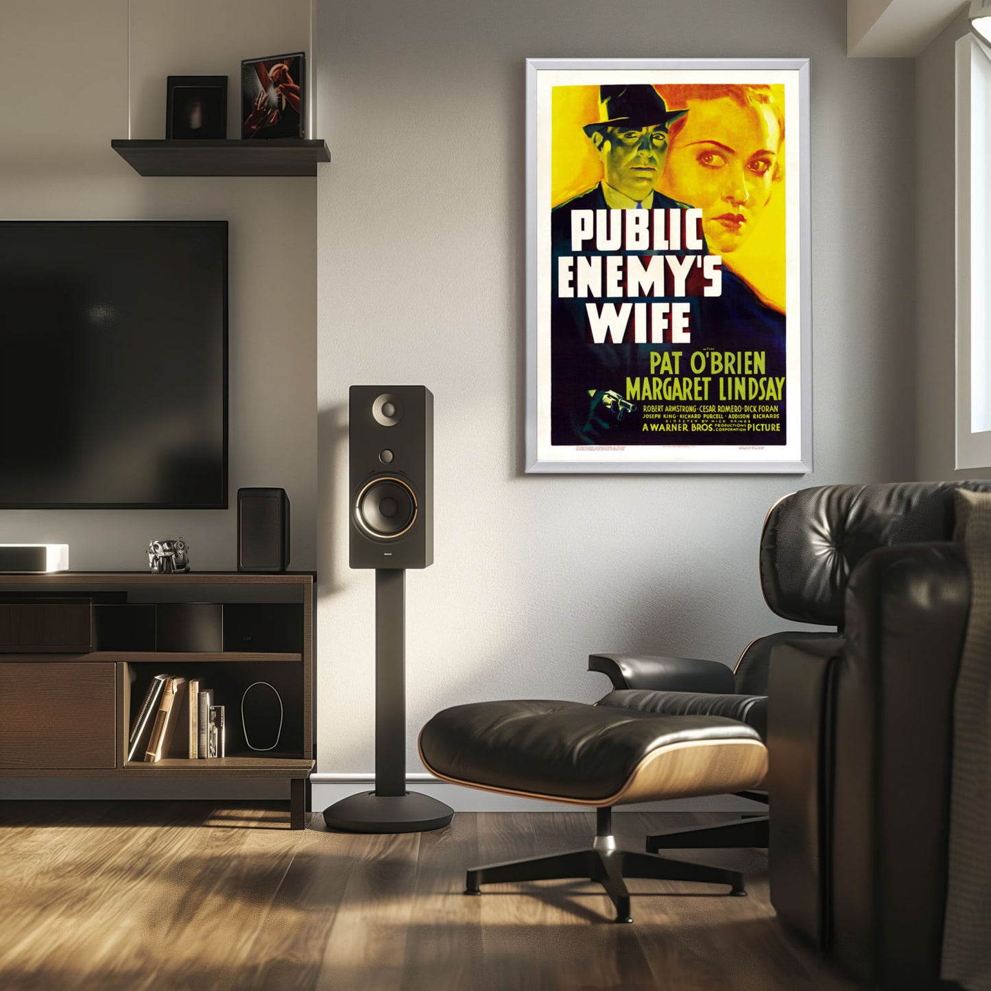 "Public Enemy's Wife" (1936) Framed Movie Poster