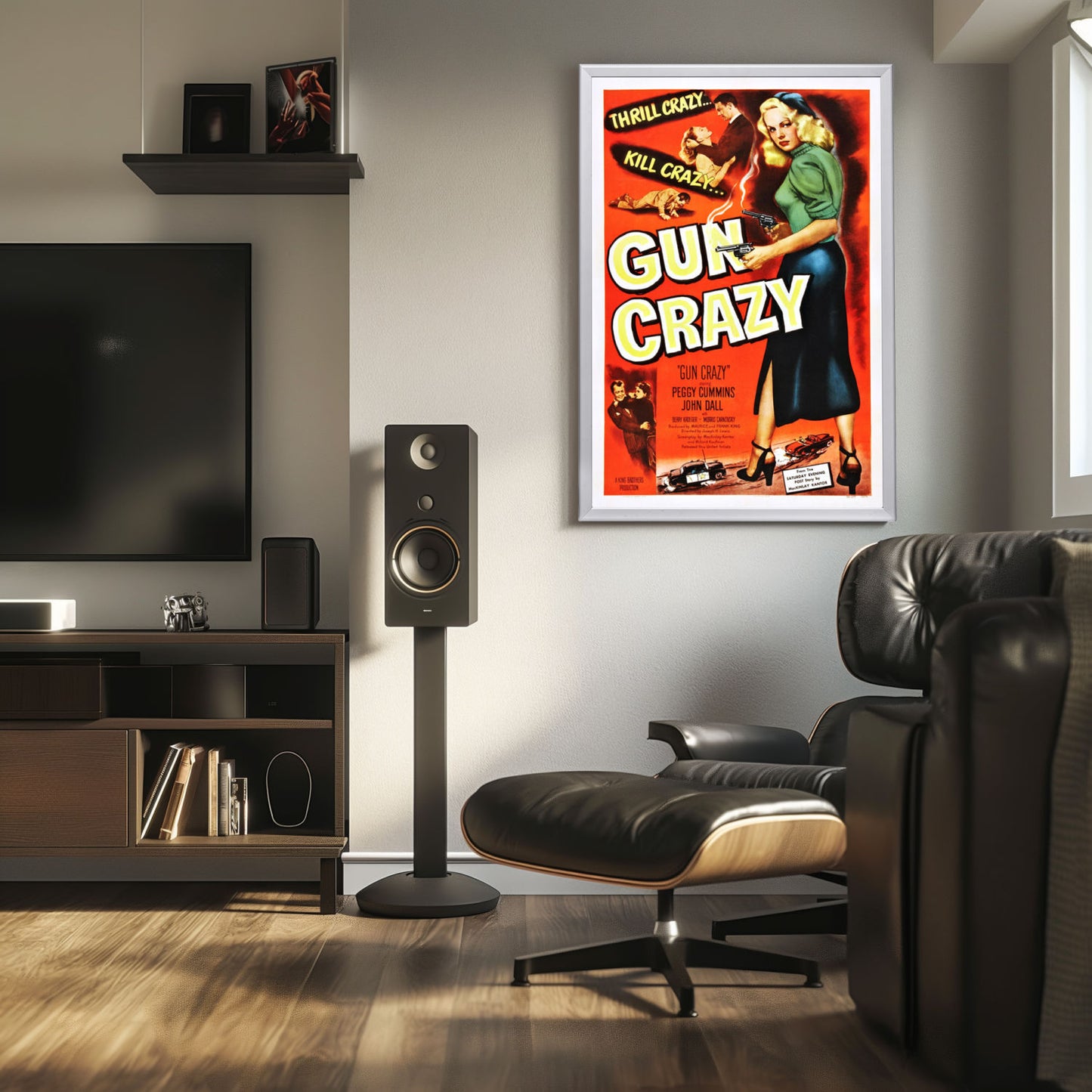 "Gun Crazy" (1950) Framed Movie Poster