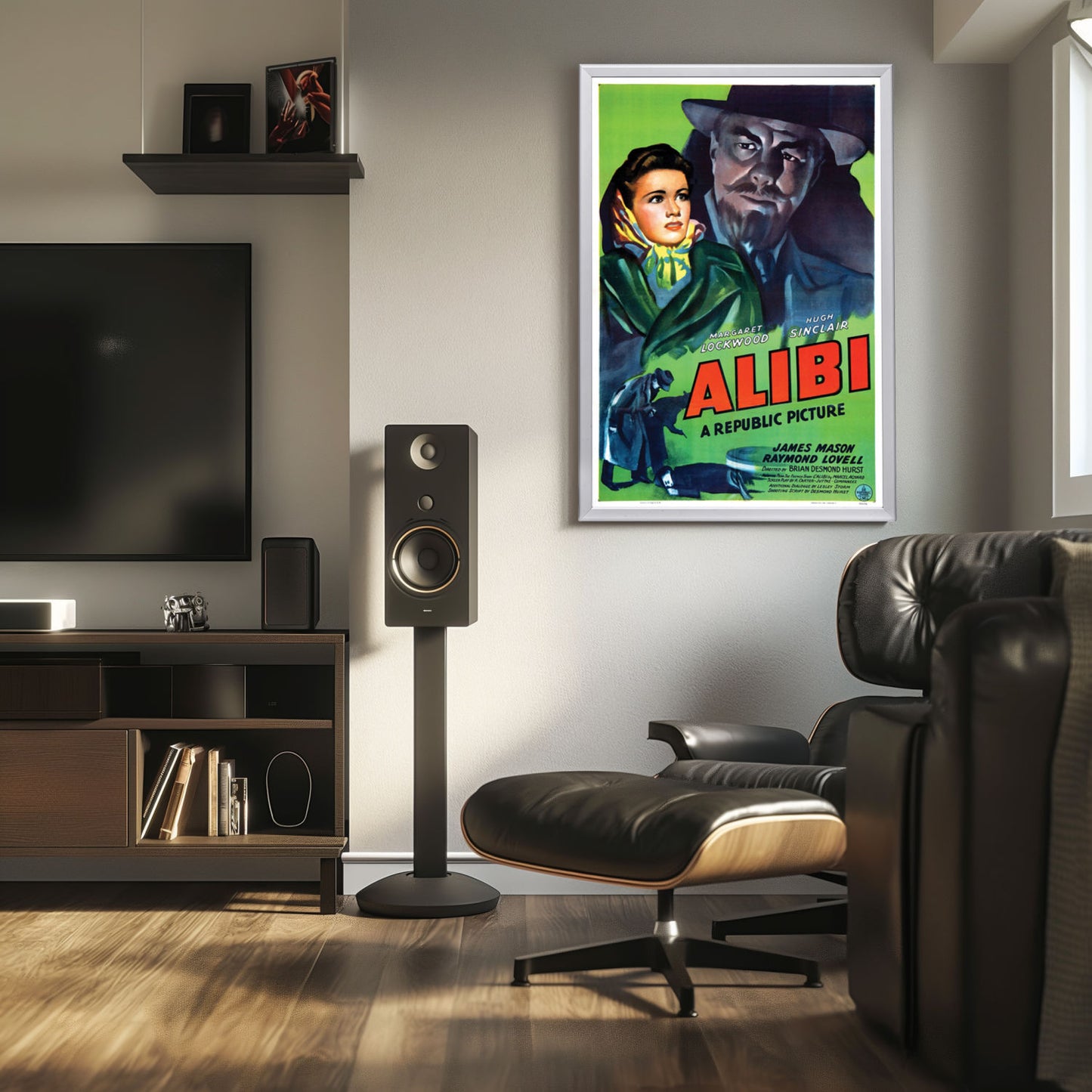 "Alibi" (1942) Framed Movie Poster