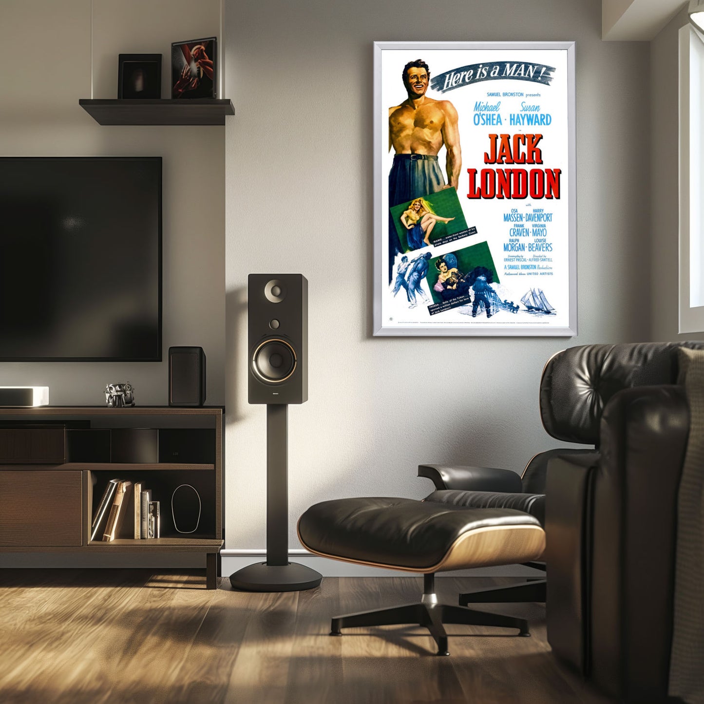 "Jack London" (1943) Framed Movie Poster