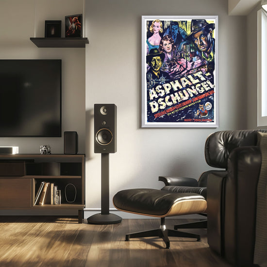 "Asphalt Jungle" (1950) Framed Movie Poster