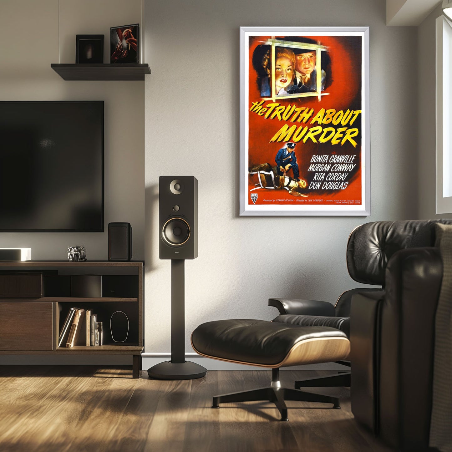"Truth About Murder" (1946) Framed Movie Poster
