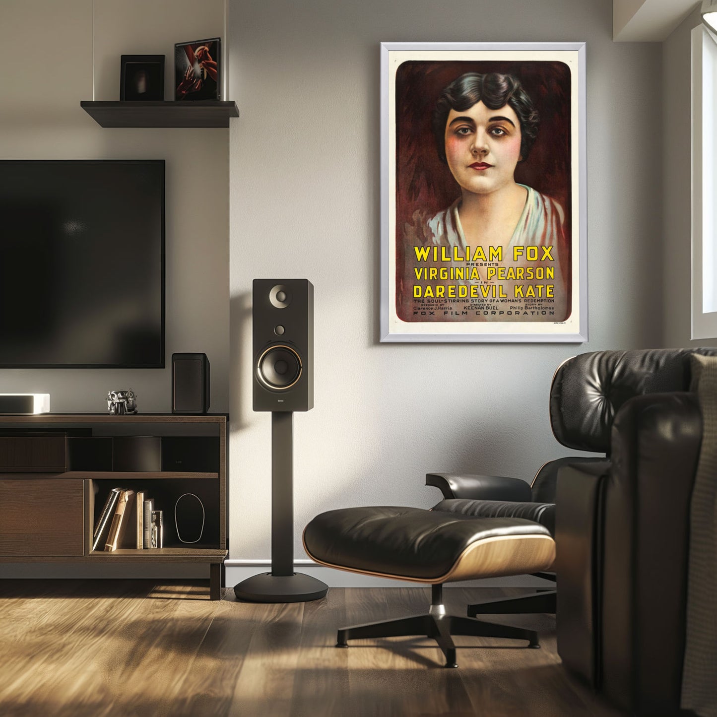 "Daredevil Kate" (1916) Framed Movie Poster