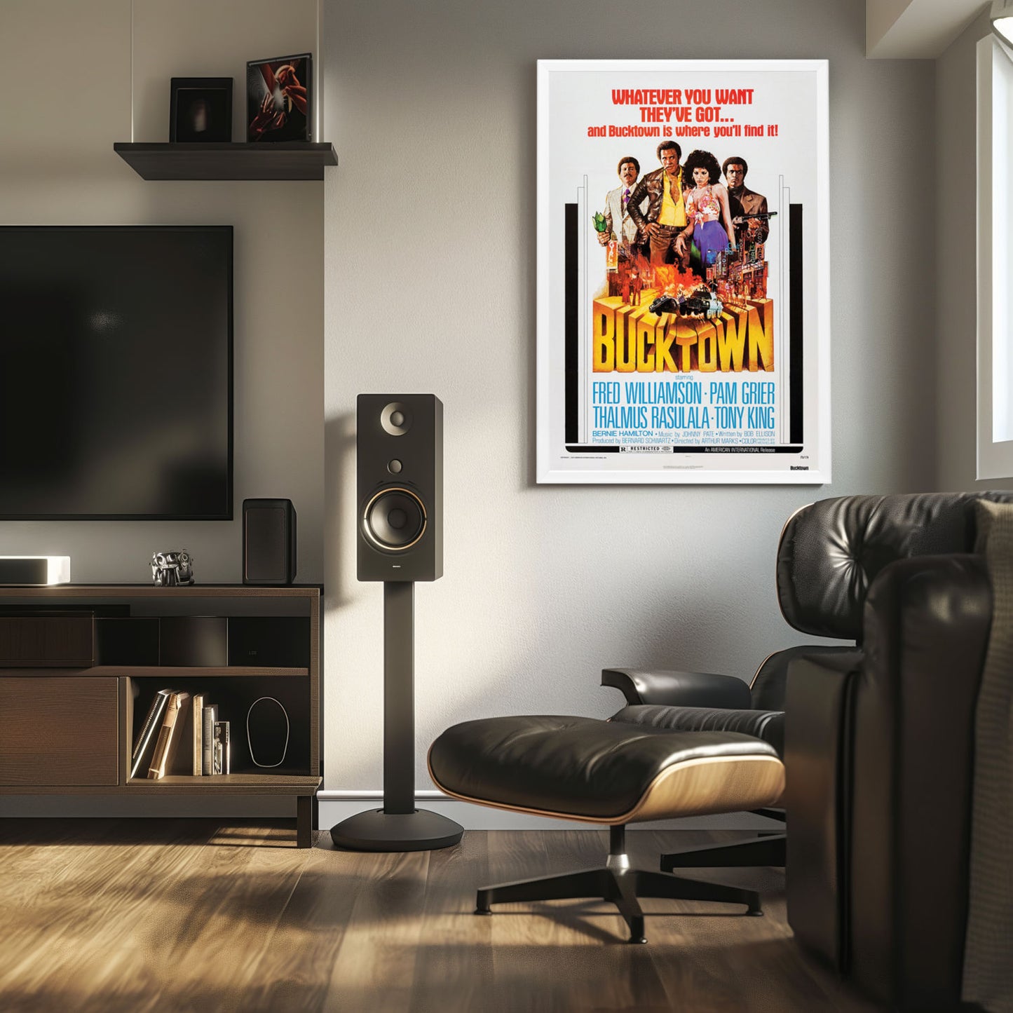 "Bucktown" (1975) Framed Movie Poster