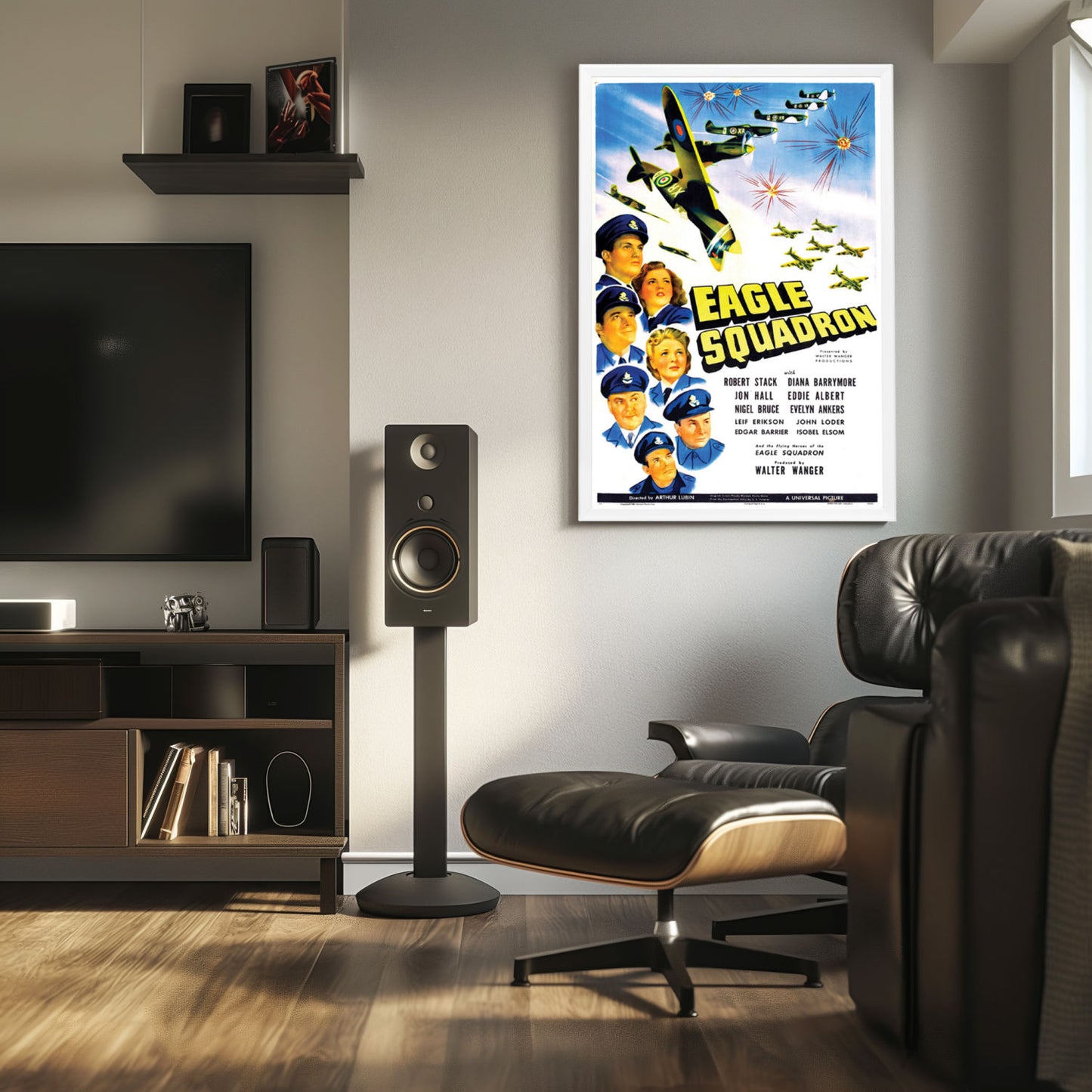 "Eagle Squadron" (1942) Framed Movie Poster