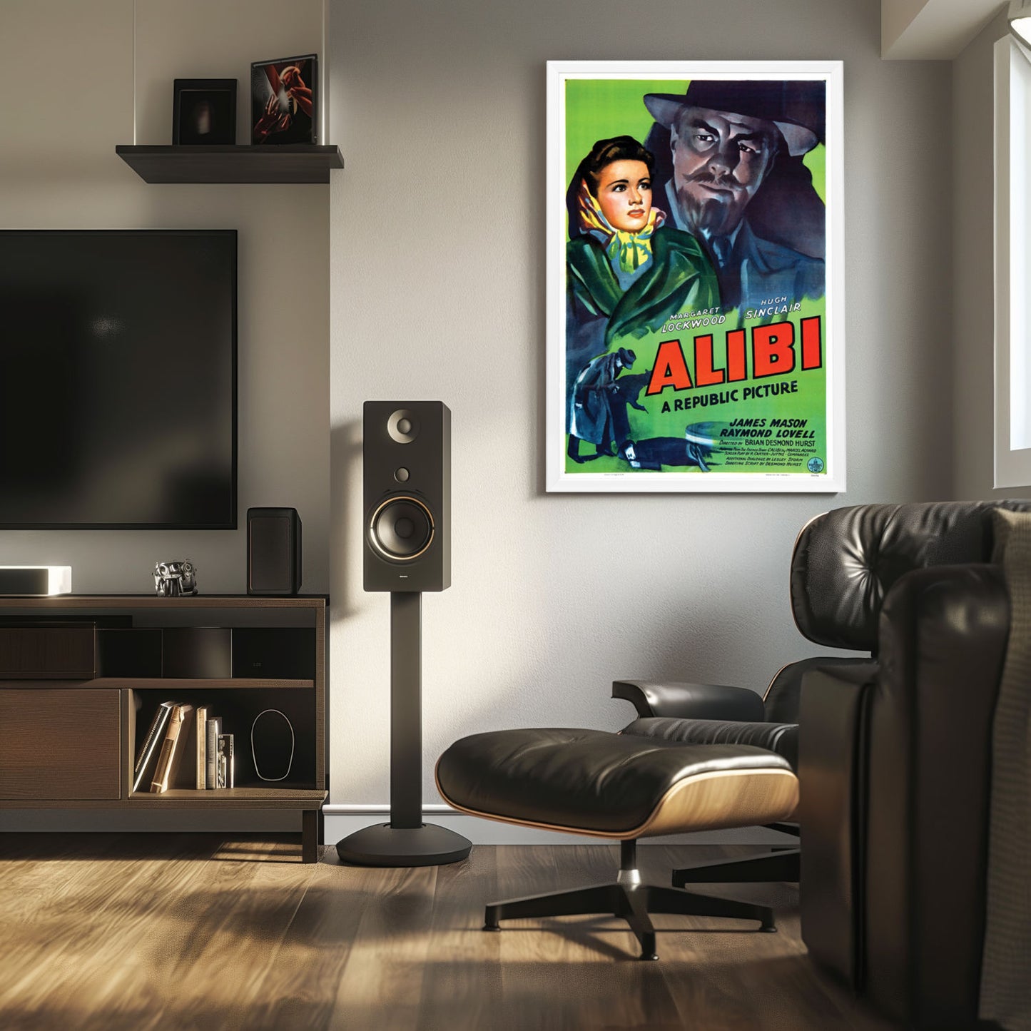 "Alibi" (1942) Framed Movie Poster