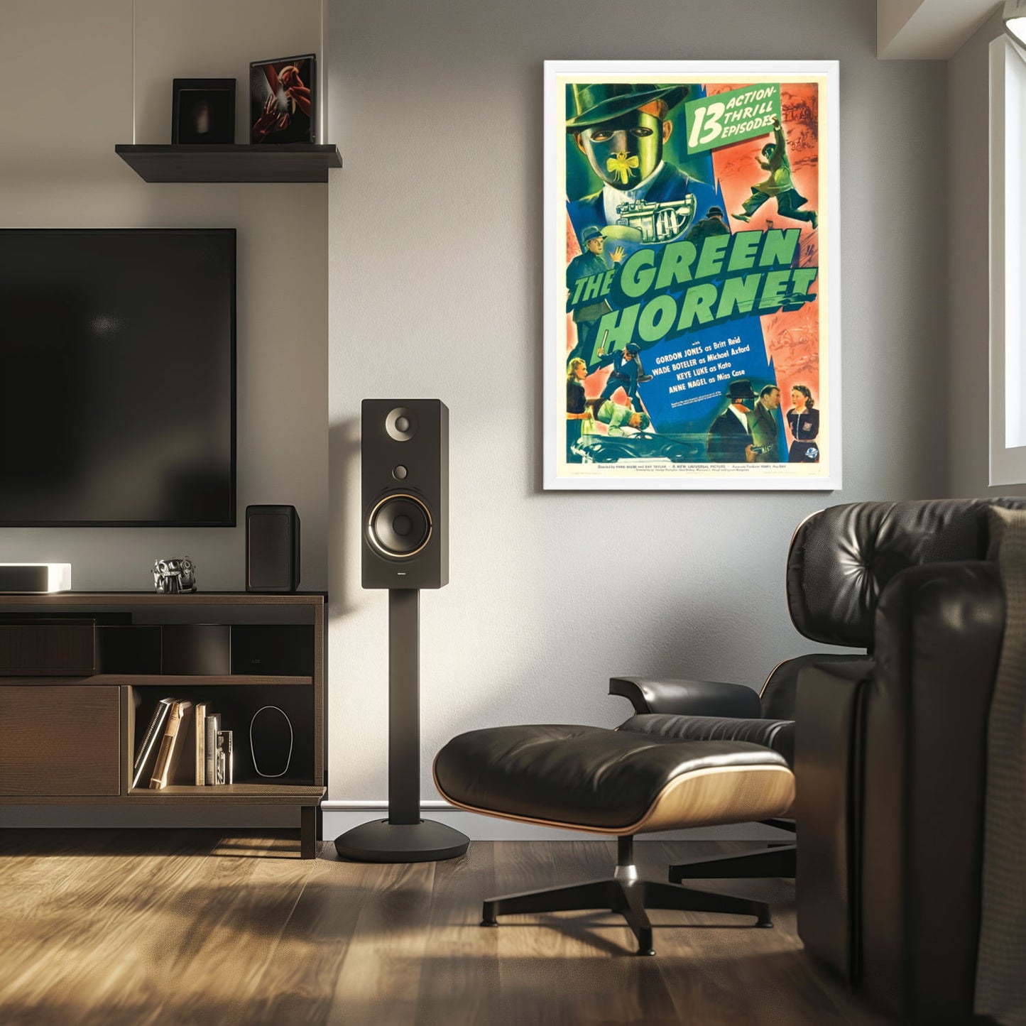 "Green Hornet" (1940) Framed Movie Poster