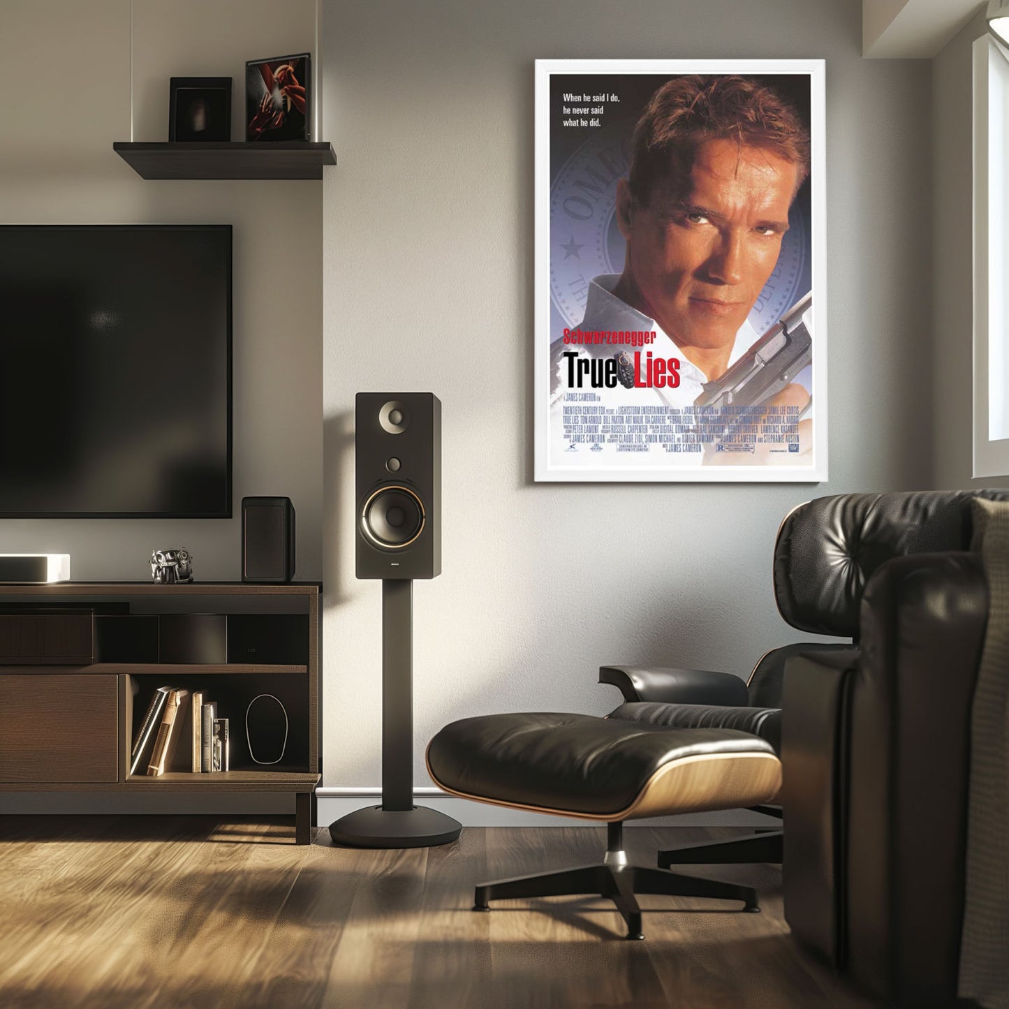 "True Lies" (1994) Framed Movie Poster