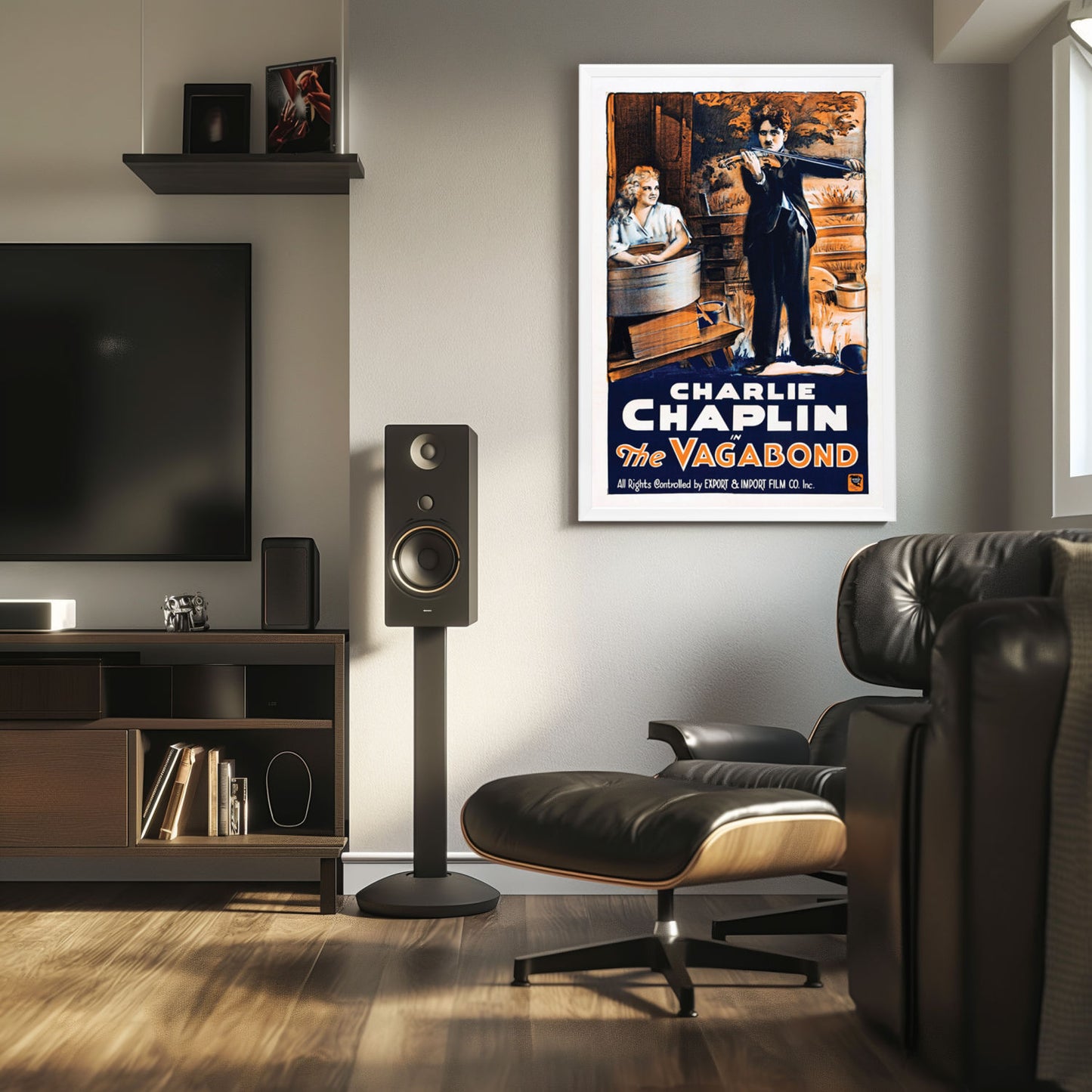 "Vagabond" (1916) Framed Movie Poster