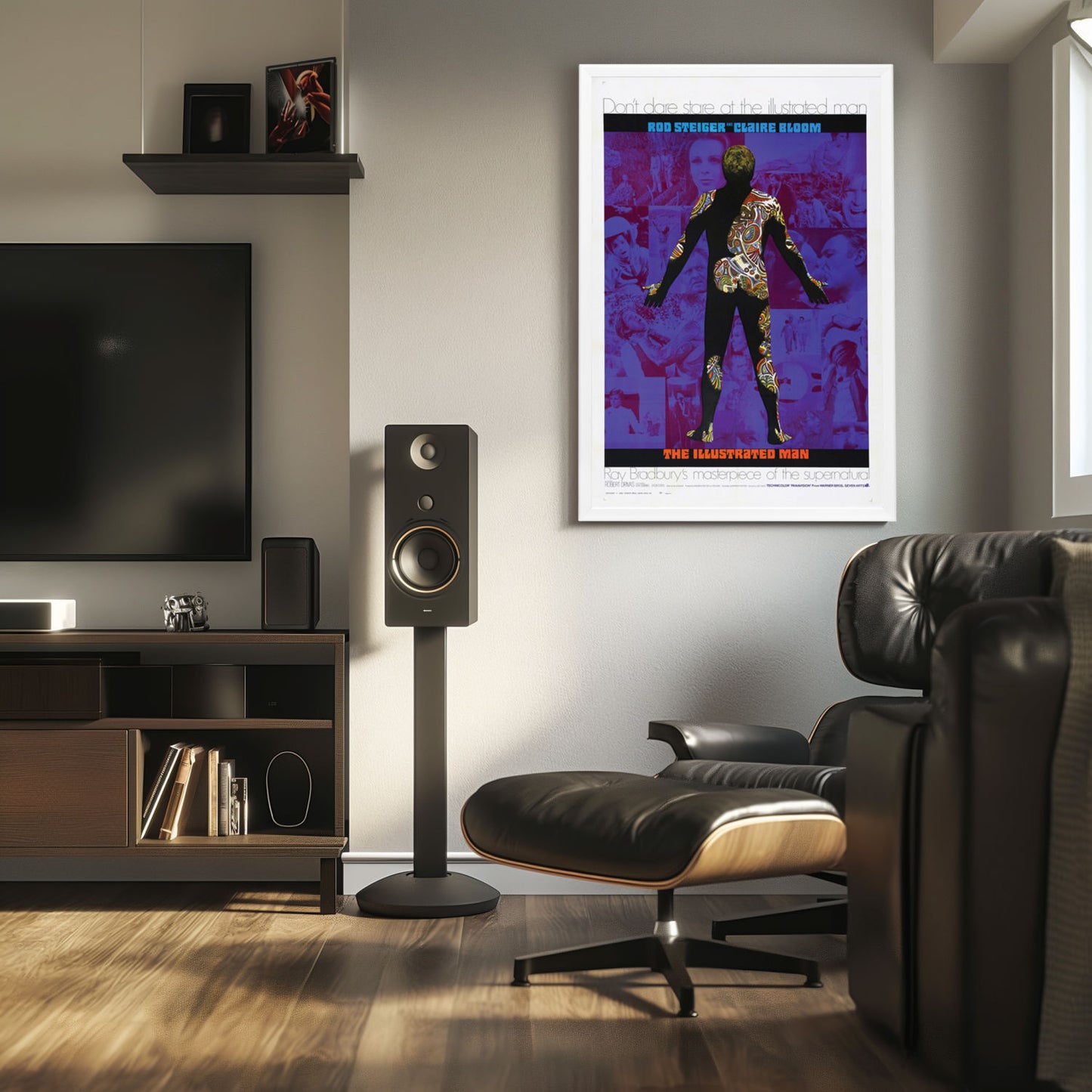 "Illustrated Man" (1969) Framed Movie Poster