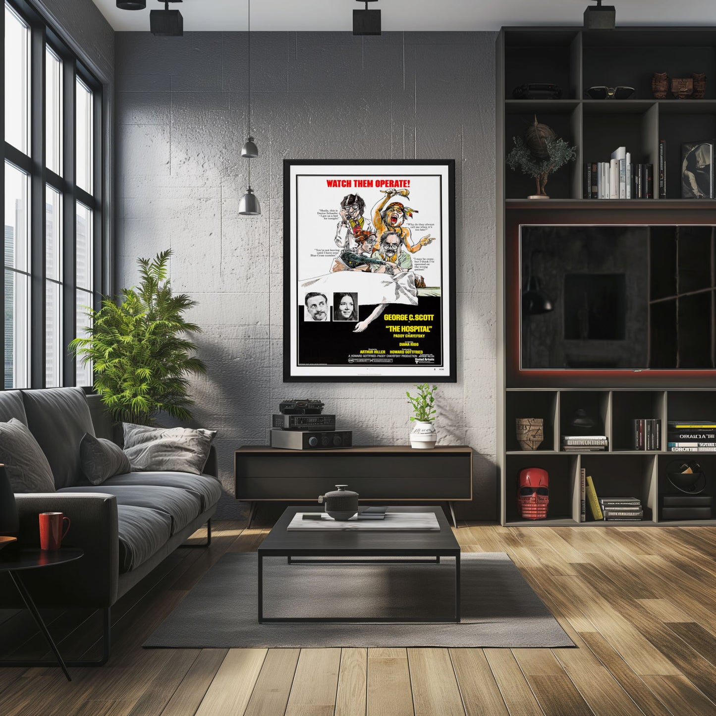 "Hospital" (1971) Framed Movie Poster