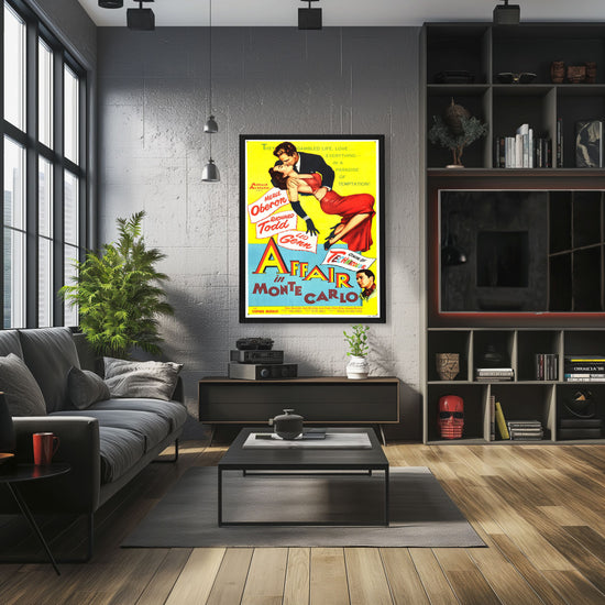 "Affair In Monte Carlo" (1953) Framed Movie Poster