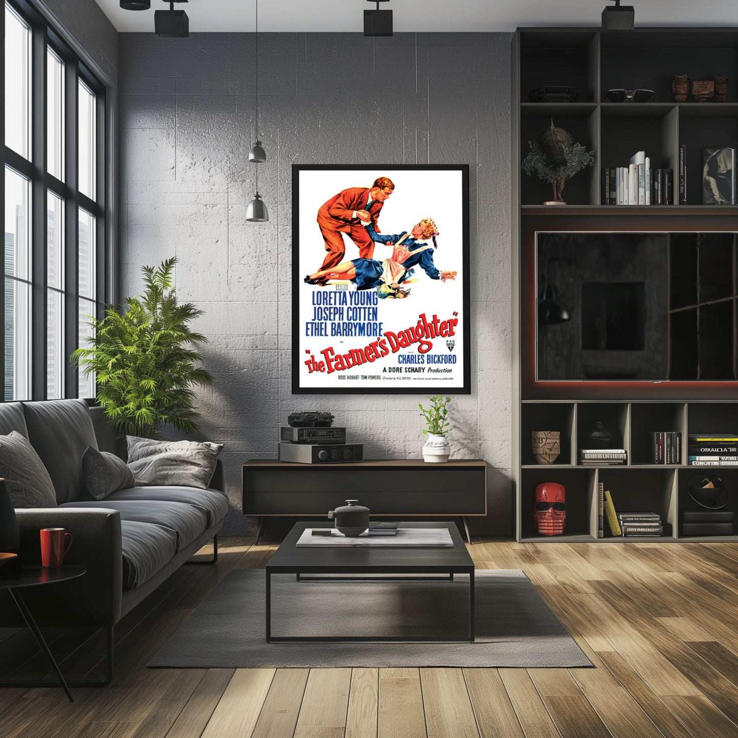 "Farmer's Daughter" (1947) Framed Movie Poster