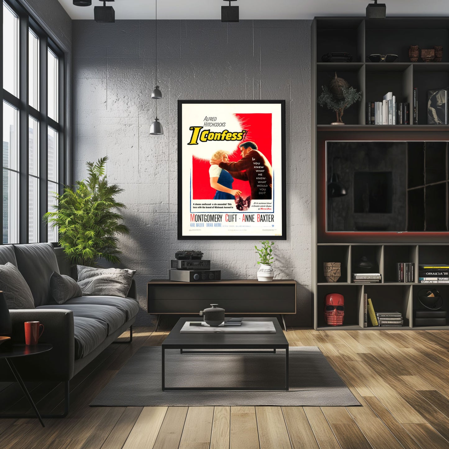 "I Confess" (1953) Framed Movie Poster