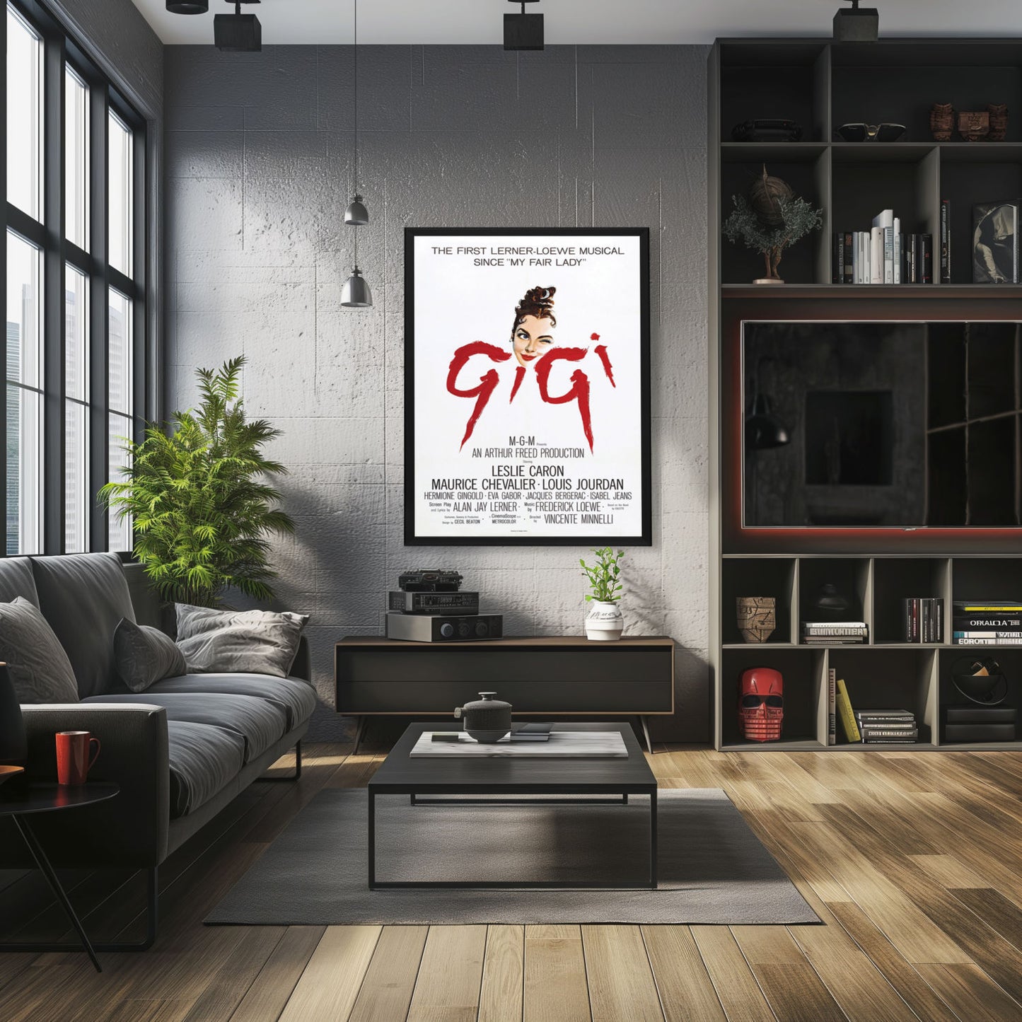 "Gigi" (1958) Framed Movie Poster