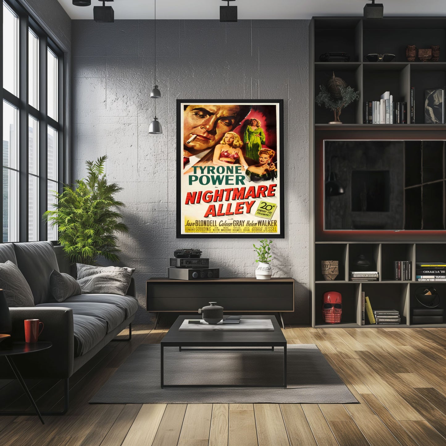 "Nightmare Alley" (1947) Framed Movie Poster