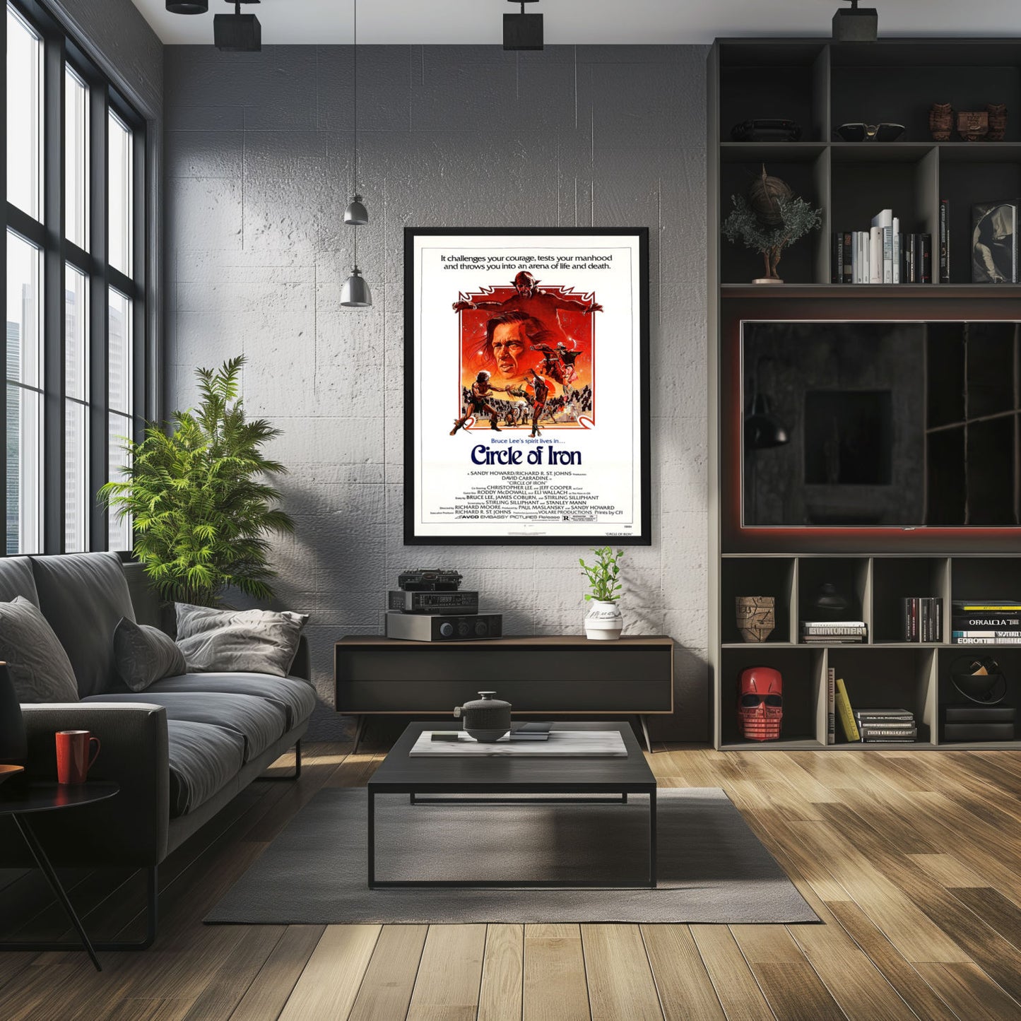 "Circle Of Iron" (1979) Framed Movie Poster