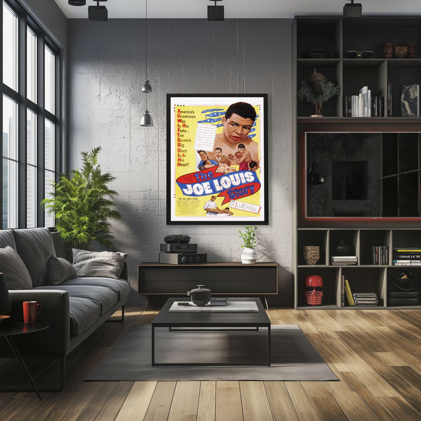 "Joe Louis Story" (1953) Framed Movie Poster