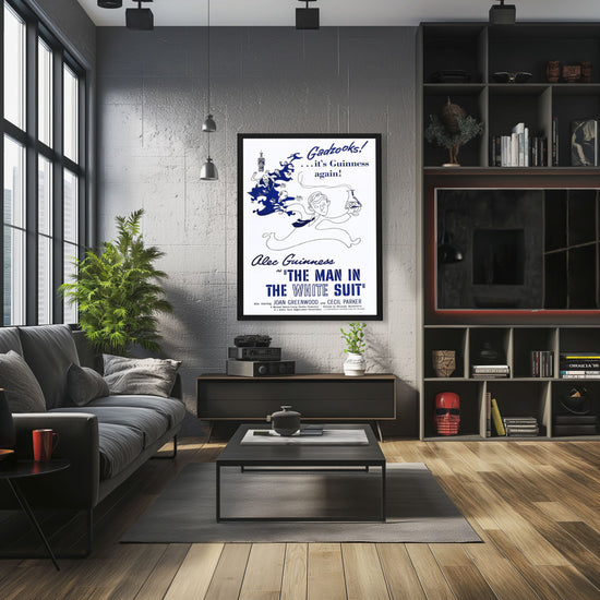 "Man In The White Suit" (1951) Framed Movie Poster