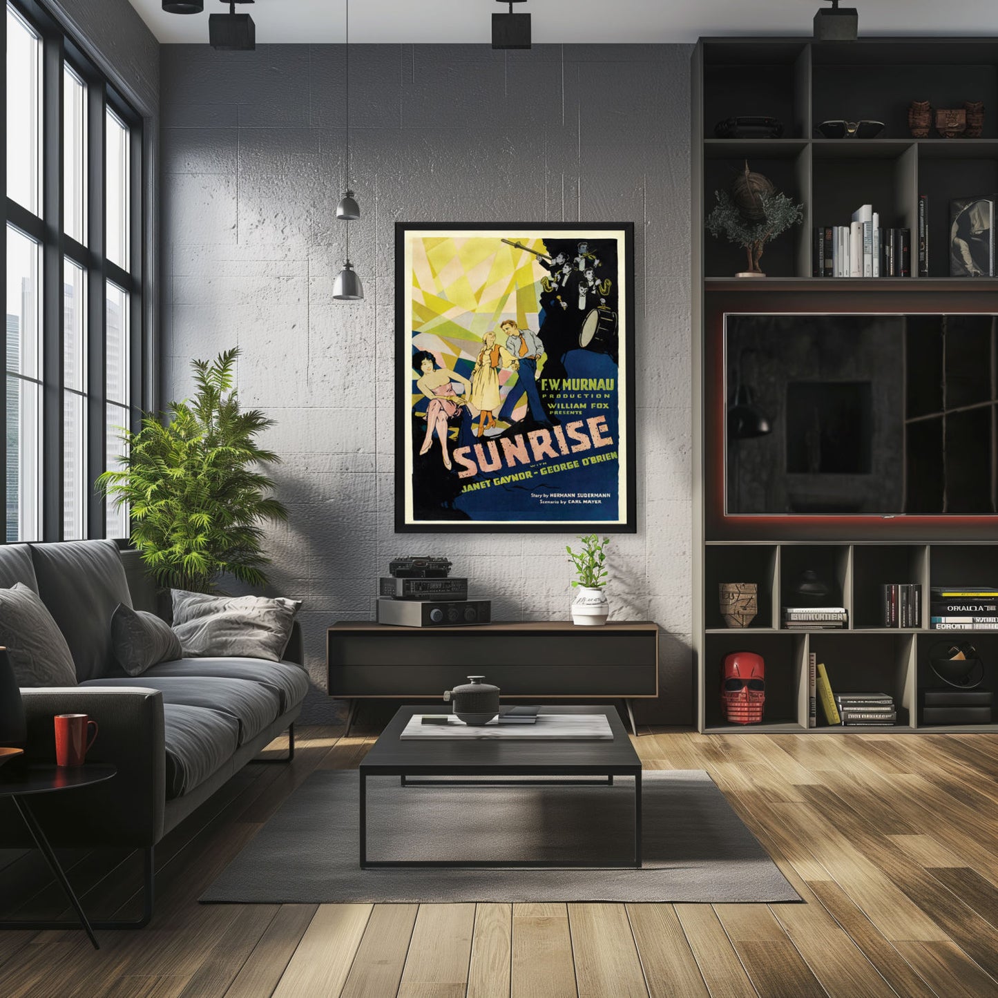 "Sunrise" (1927) Framed Movie Poster