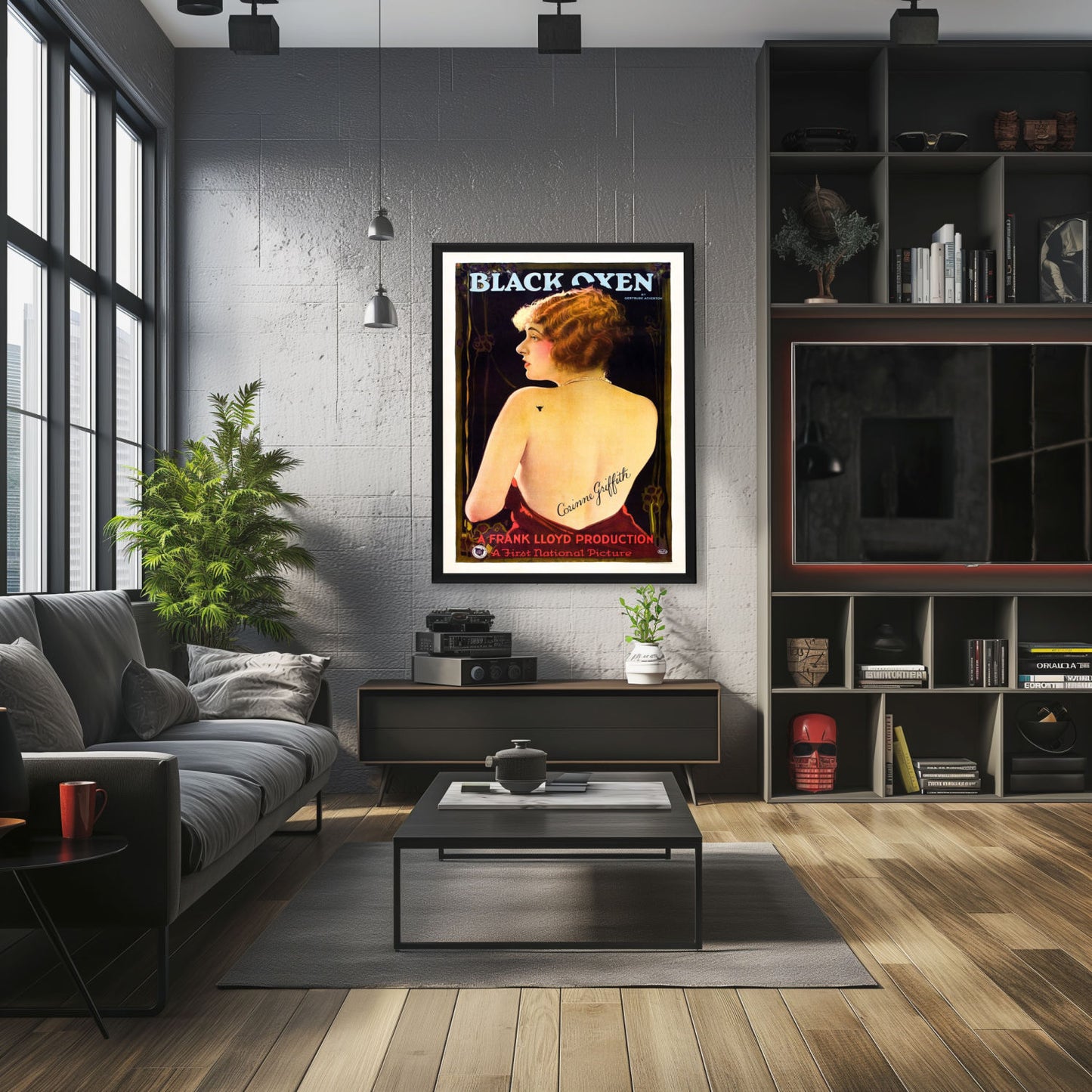 "Black Oxen" (1923) Framed Movie Poster