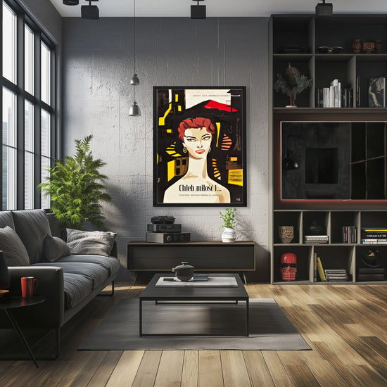 "Scandal In Sorrento (Polish)" (1955) Framed Movie Poster