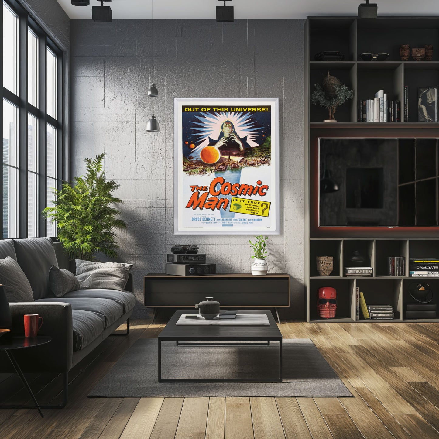 "Cosmic Man" (1959) Framed Movie Poster