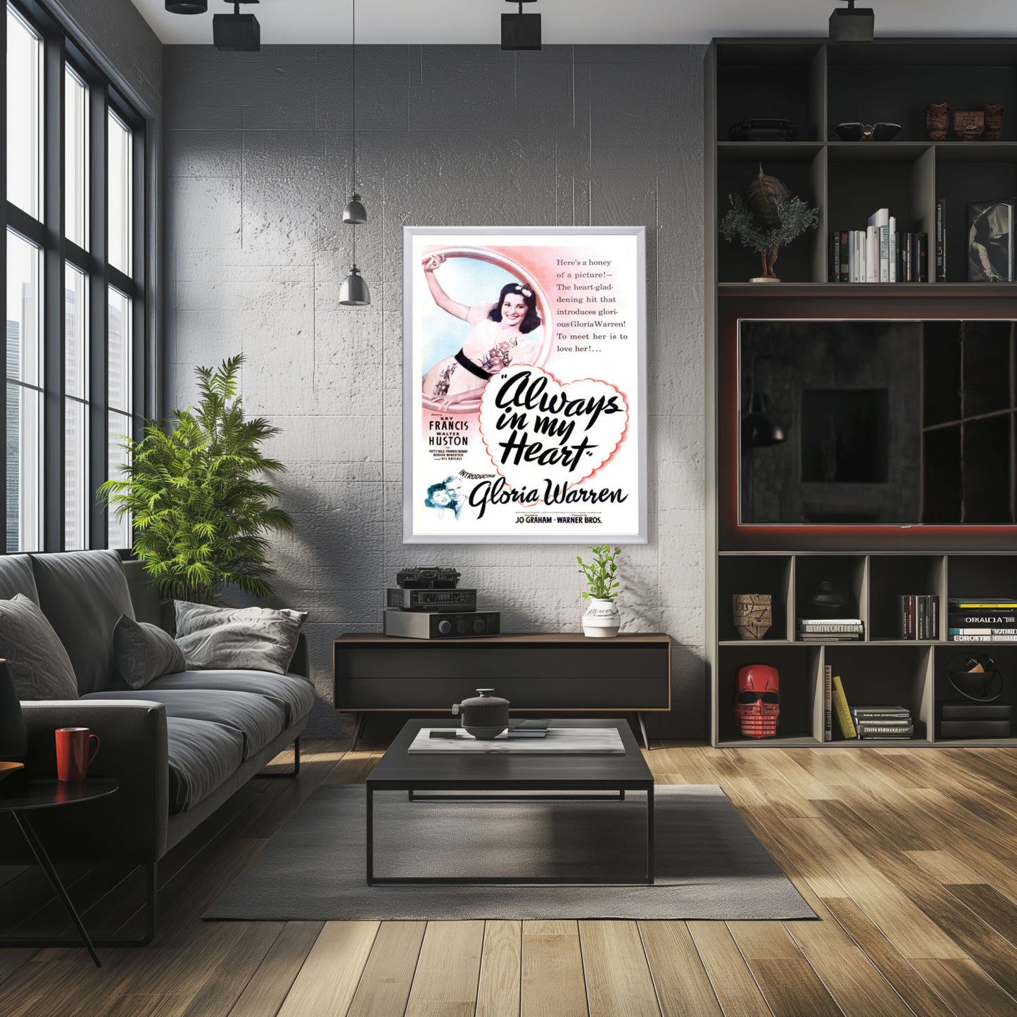 "Always In My Heart" (1942) Framed Movie Poster
