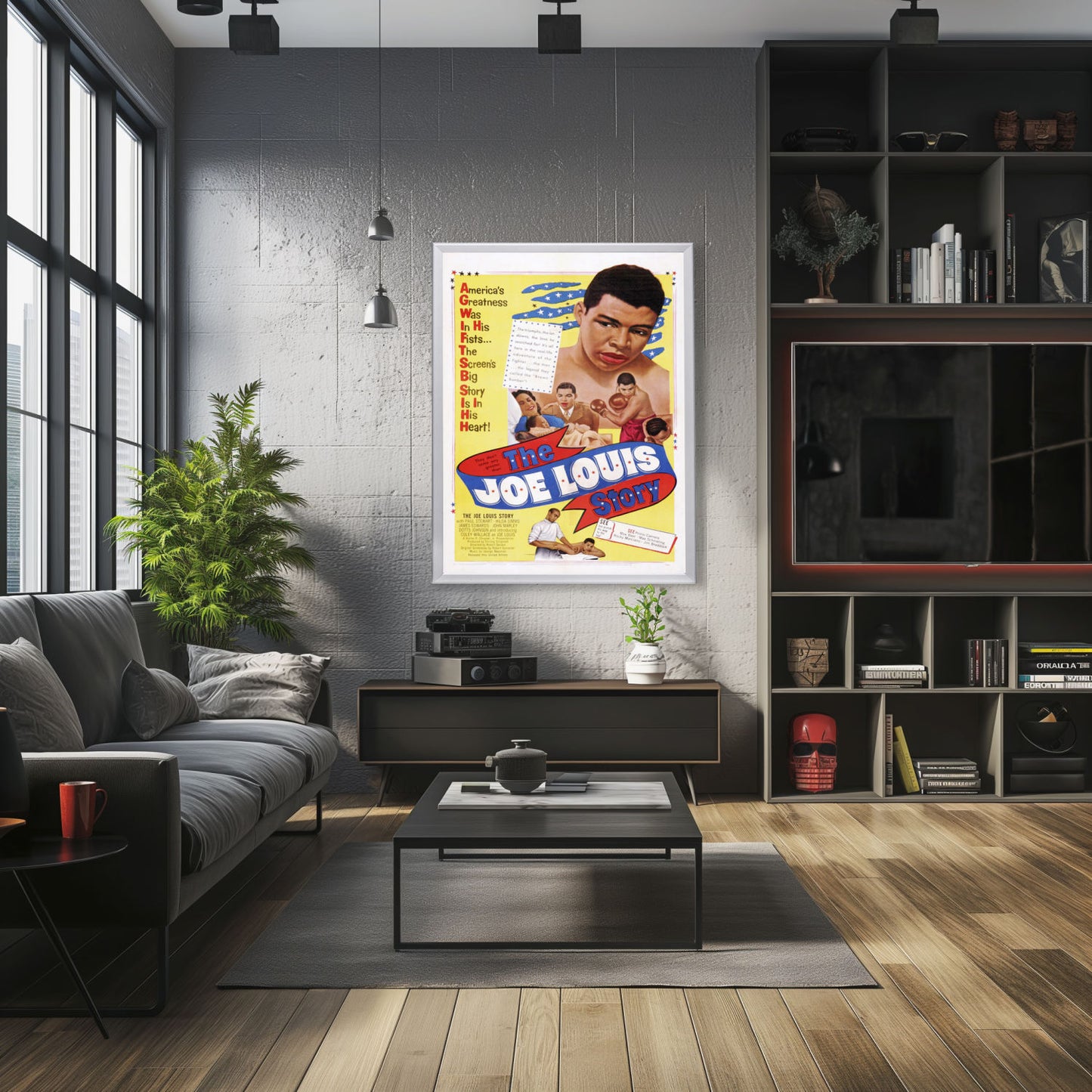 "Joe Louis Story" (1953) Framed Movie Poster