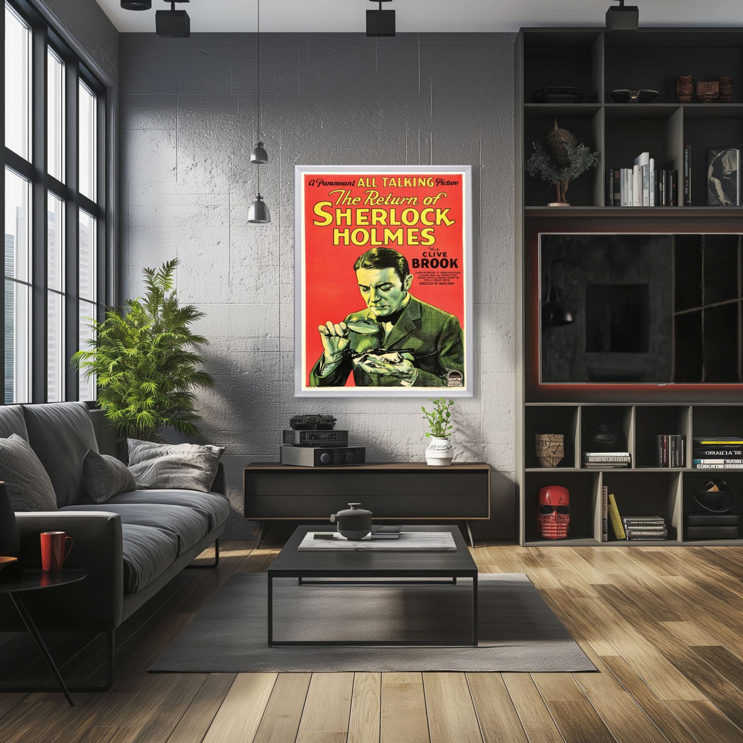 "Return Of Sherlock Holmes" (1929) Framed Movie Poster