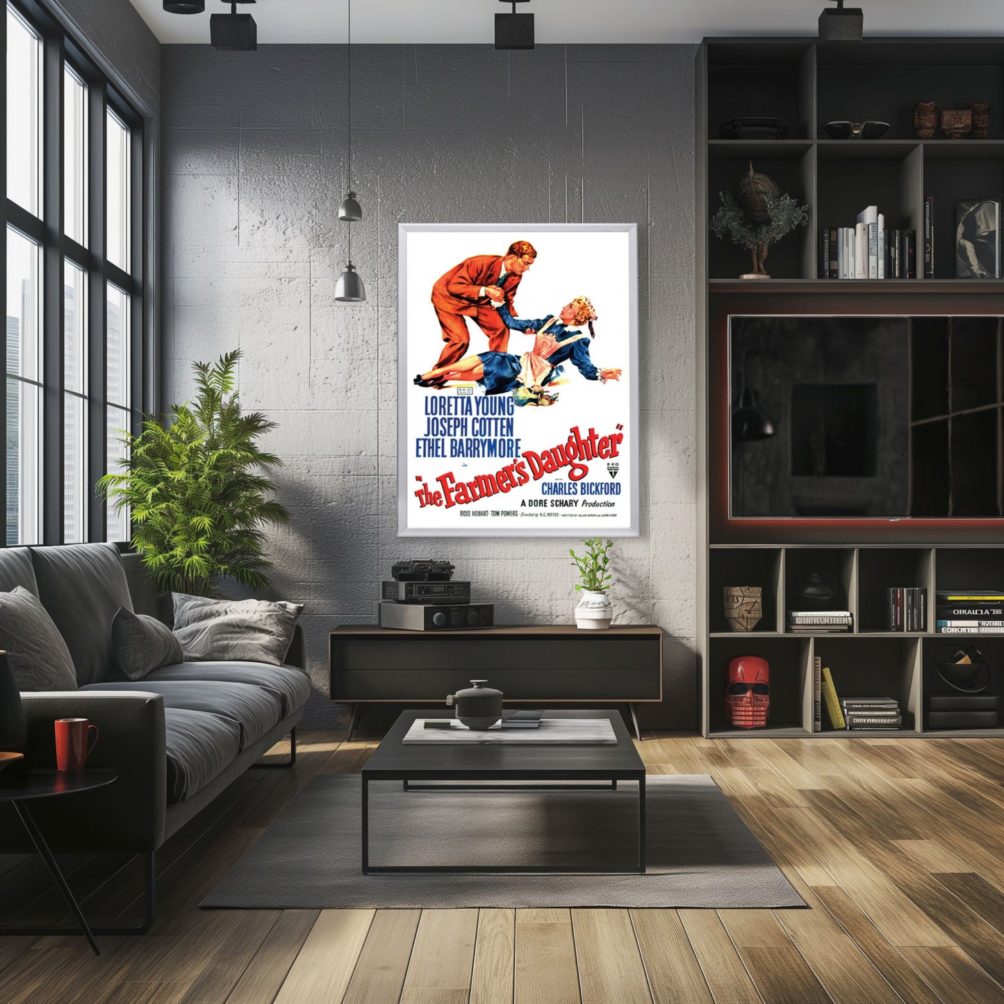 "Farmer's Daughter" (1947) Framed Movie Poster