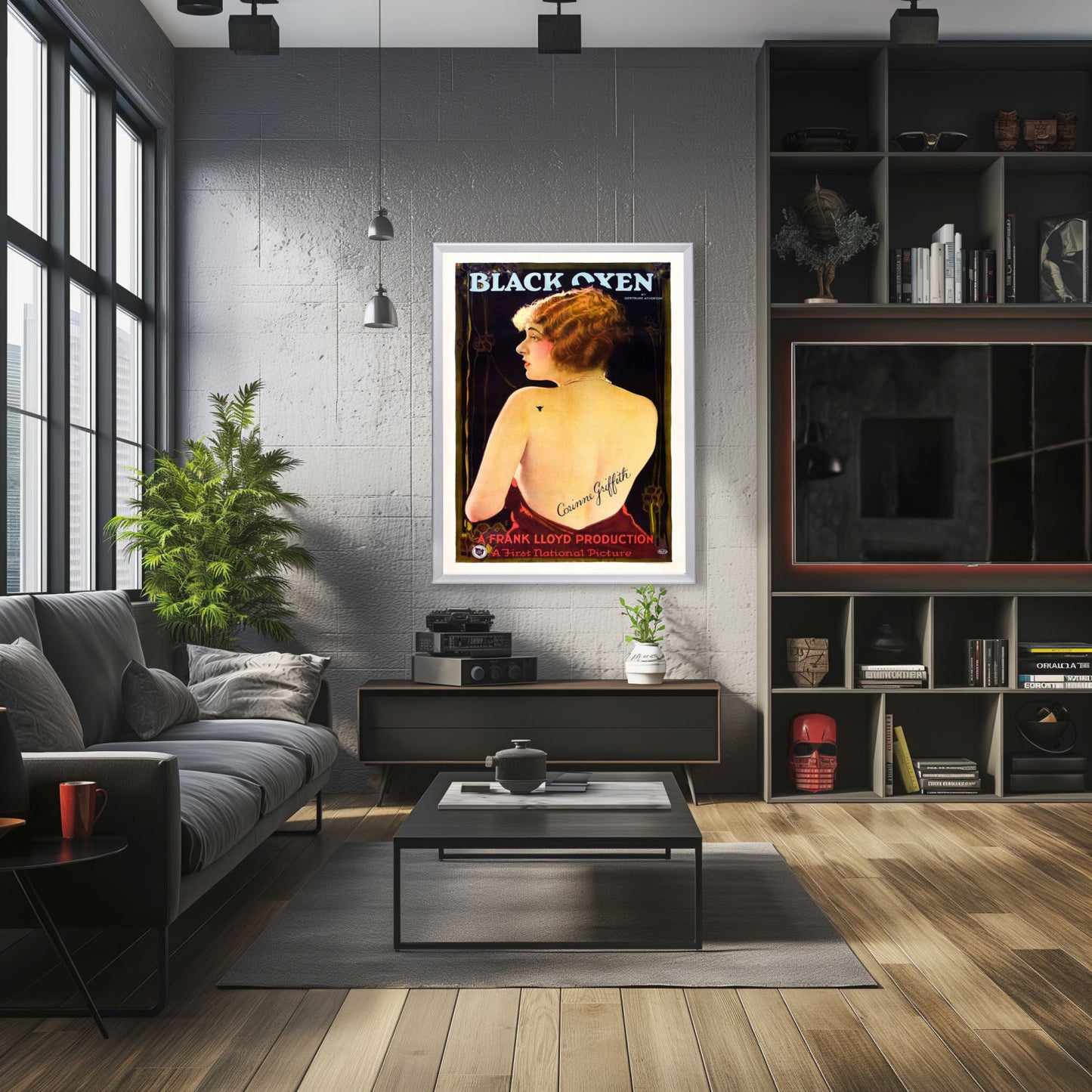 "Black Oxen" (1923) Framed Movie Poster