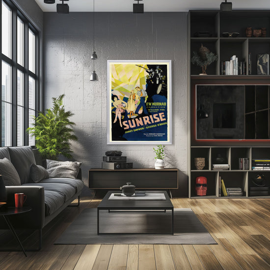 "Sunrise" (1927) Framed Movie Poster
