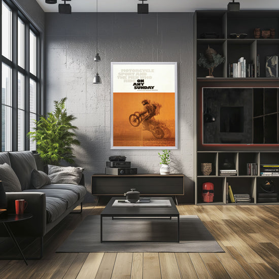 "On Any Sunday" (1972) Framed Movie Poster