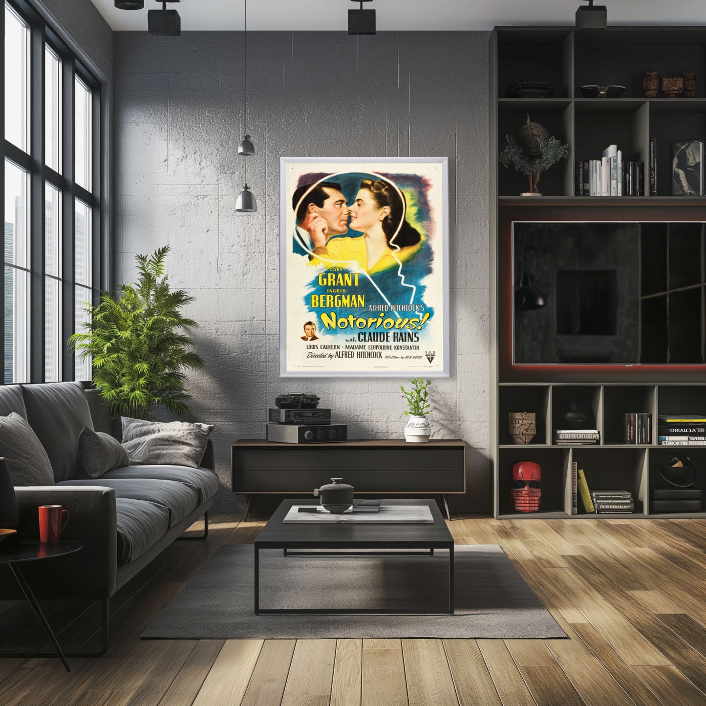 "Notorious" (1946) Framed Movie Poster