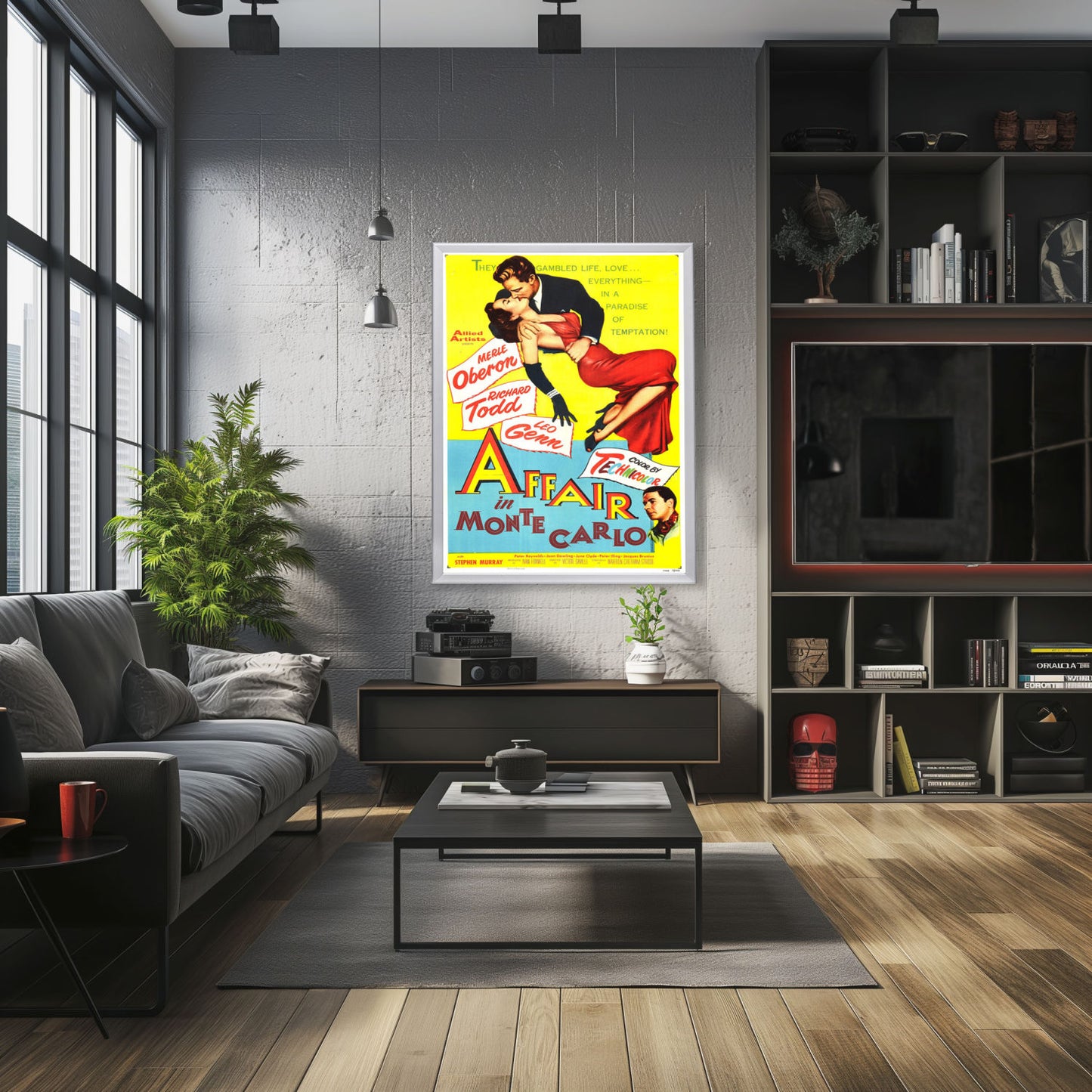 "Affair In Monte Carlo" (1953) Framed Movie Poster