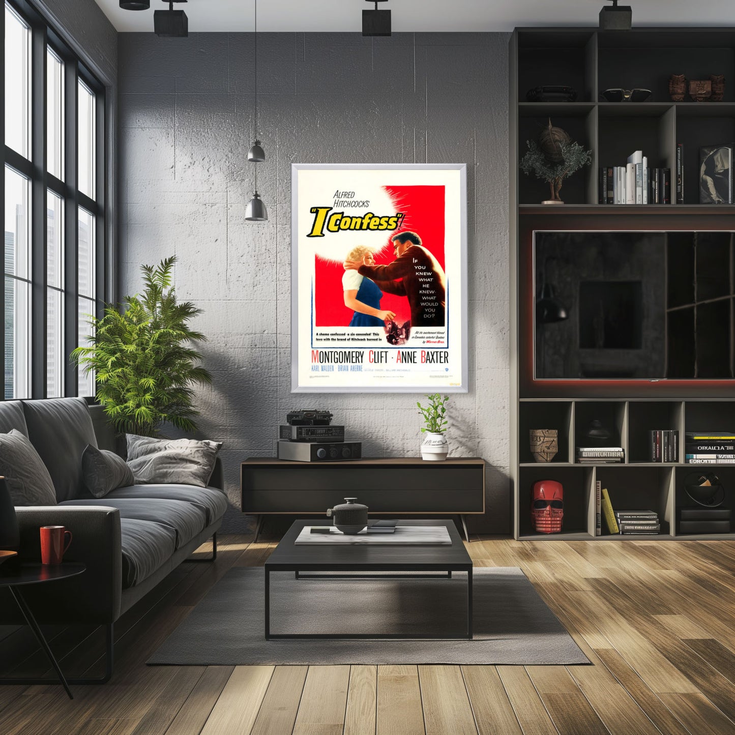 "I Confess" (1953) Framed Movie Poster