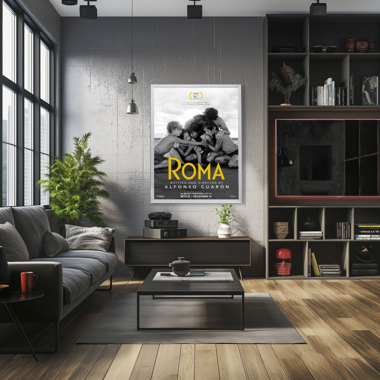 "Roma" (2018) Framed Movie Poster